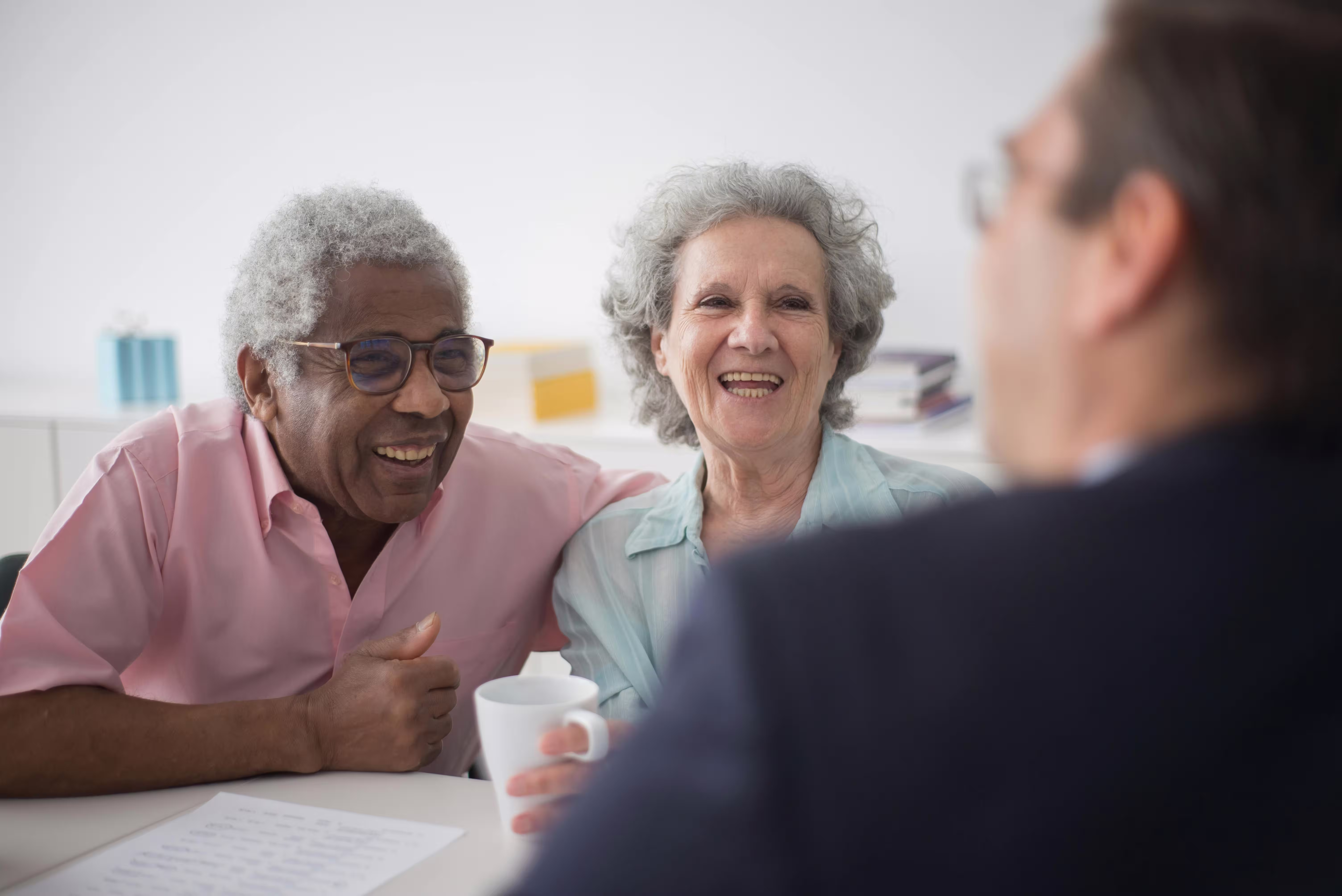 A consultant with a patient at Cambridge Urology Partnership