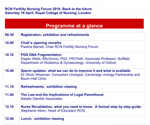 Royal College of Nursing Invites Oliver Wiseman to talk at their Infertility Training Day